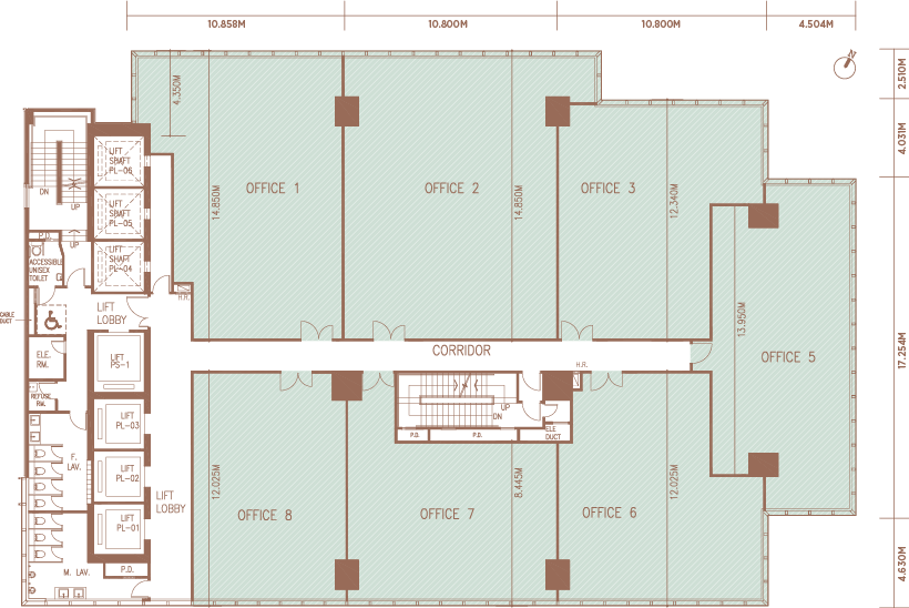 11/F, 12/F, 15/F